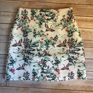 H & M Duck POND  nature scene skirt